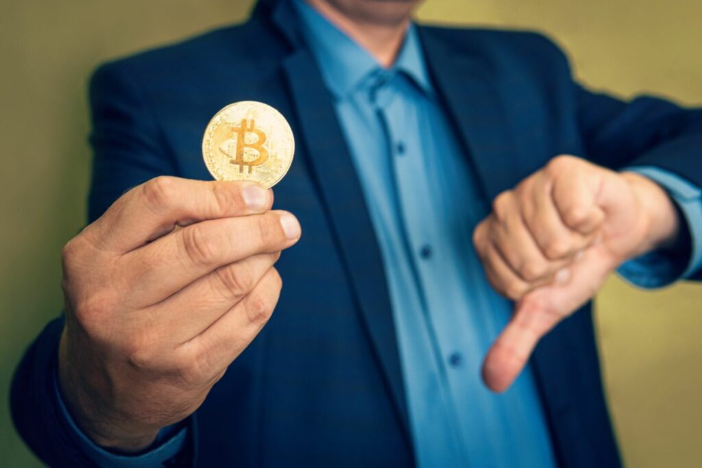 Załamanie kursu BTC